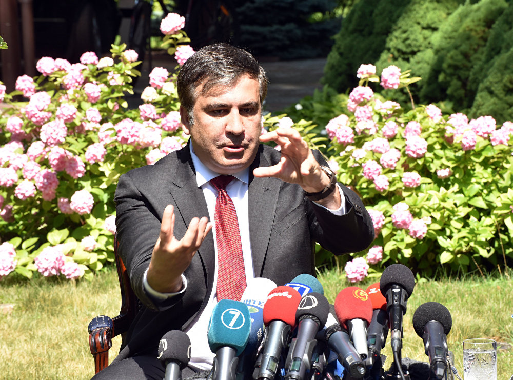 Саакашвили: причина нападок Коломойского - критика в адрес Яценюка