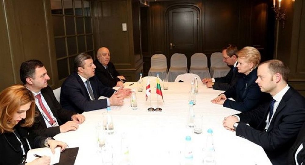 Квирикашвили и Грибаускайте поговорили о демократических реформах
