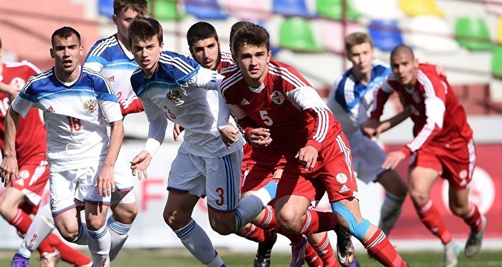 Футбол. Сборные U-17 Грузии и России