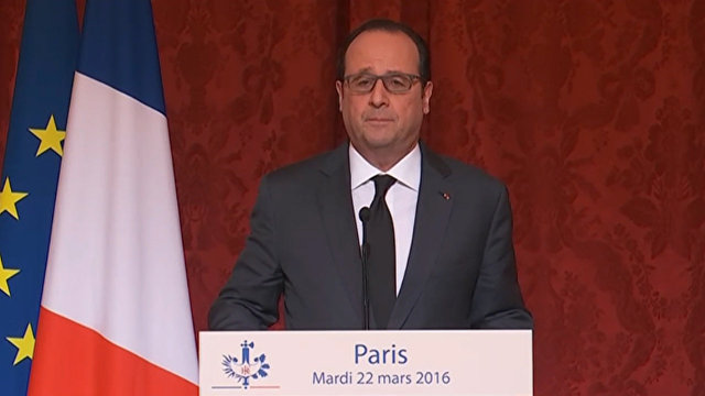 Гнусно и подло – президент Франции Франсуа Олланд о терактах в Брюсселе