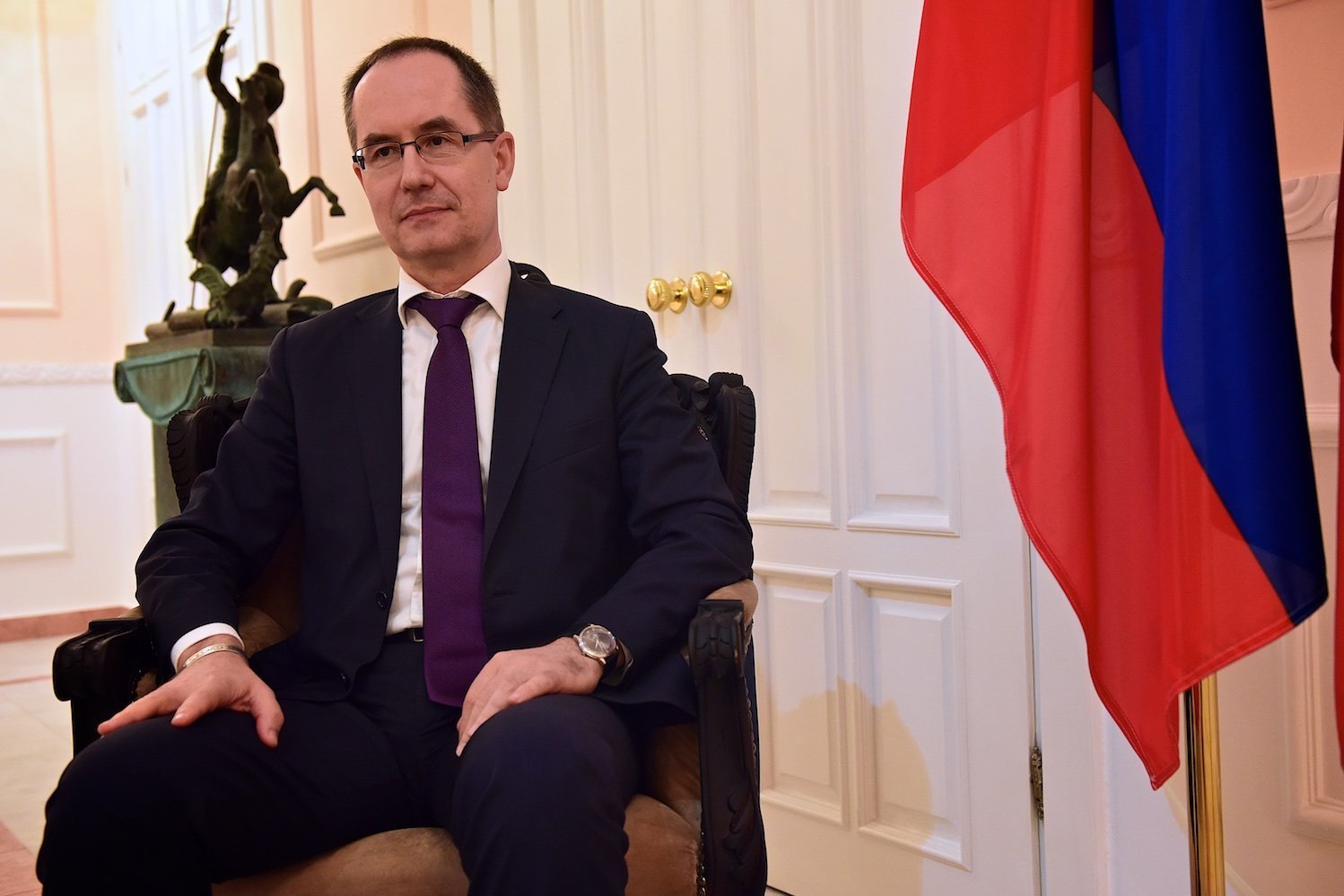 Глава Секции интересов России при Посольстве Швейцарии в Грузии Вадим Горелов 