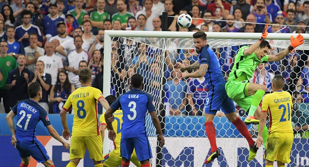 Футбол. Чемпионат Европы- 2016. Матч Франция- Румыния