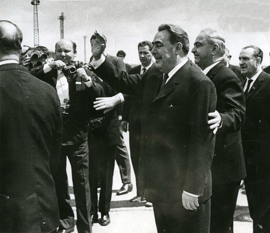 Первый приезд Леонида Брежнева в Грузию в 1966-м году Первый приезд Леонида Брежнева в Грузию в 1966-м году