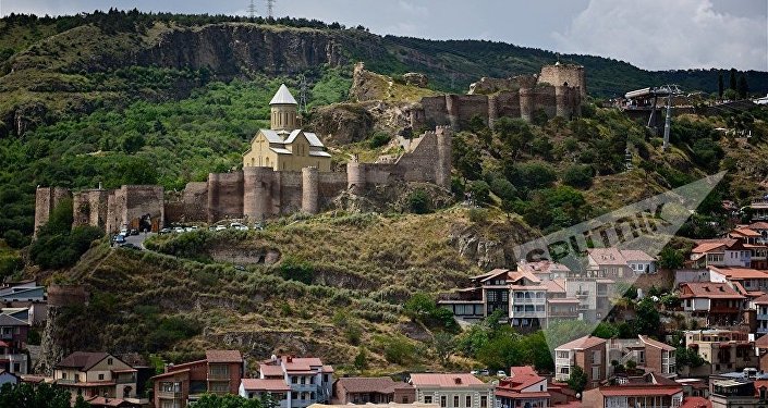 ნარიყალას ციხე-სიმაგრე და ხედი ძველ თბილისზე ნარიყალას ციხე-სიმაგრე და ხედი ძველ თბილისზე