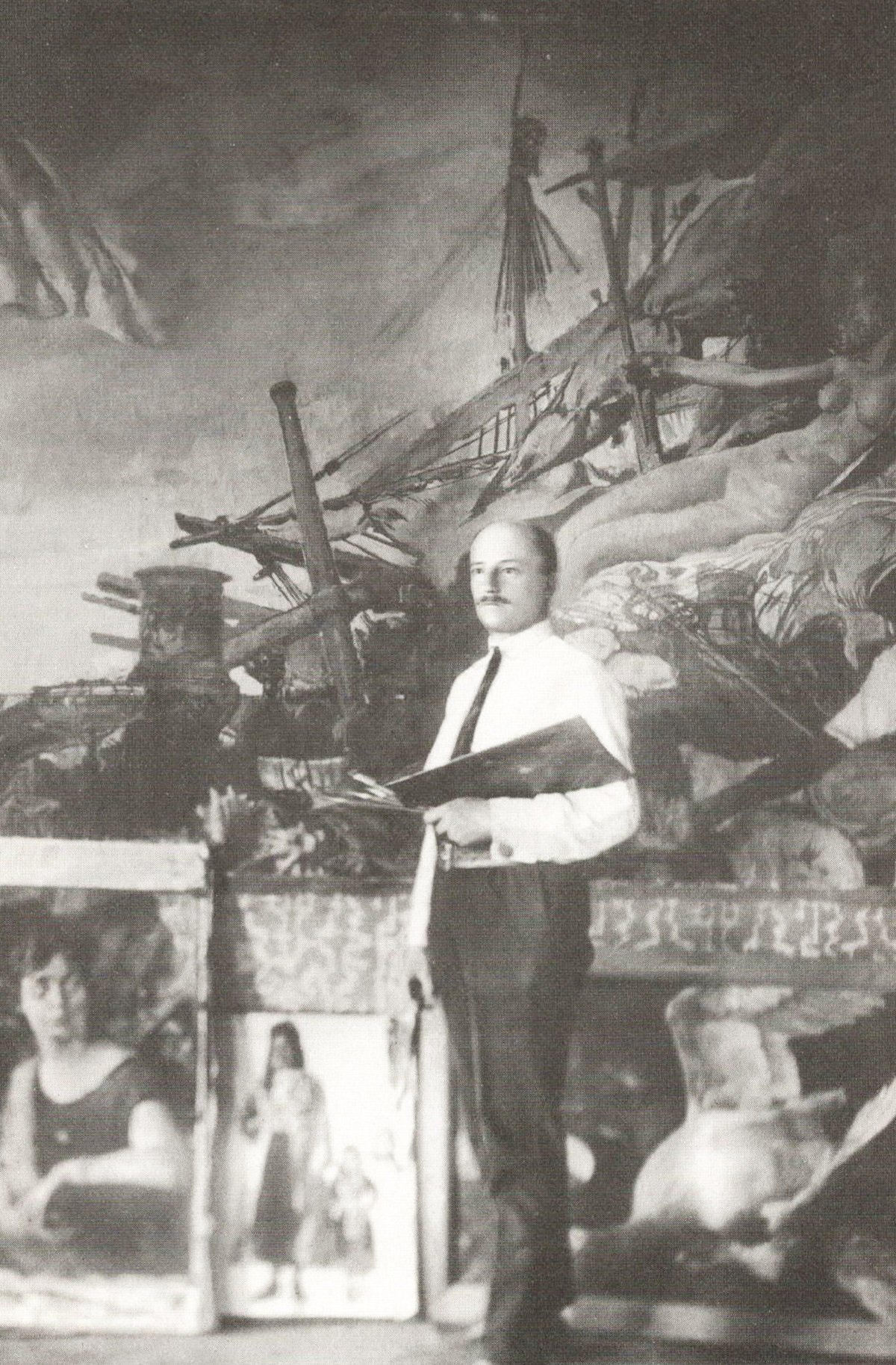Евгений Лансере в своей мастерской в Тифлисе, 1926 Евгений Лансере в своей мастерской в Тифлисе, 1926