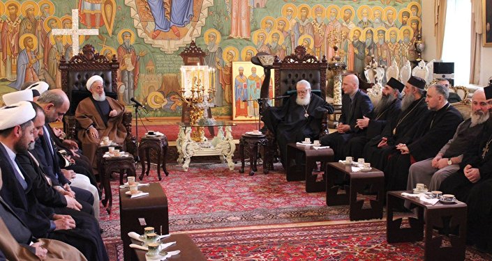 Патриарх Грузии Илия II принял духовного лидера Тегерана Патриарх Грузии Илия II принял духовного лидера Тегерана