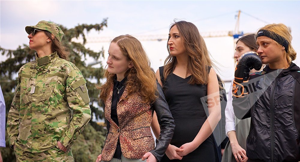 Image result for феминистки в грузии