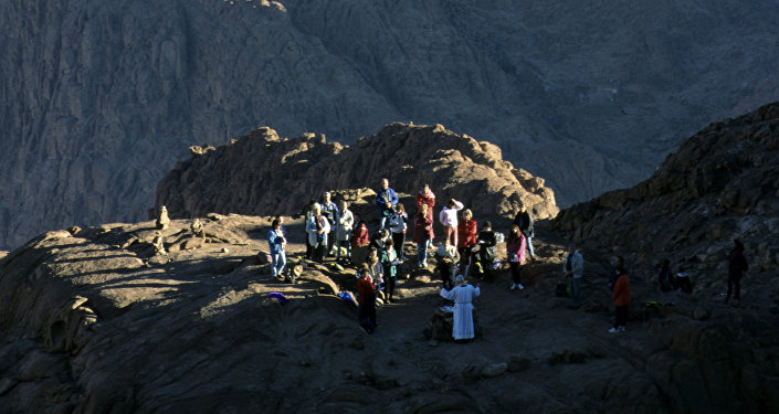 Молящиеся в горах Синая