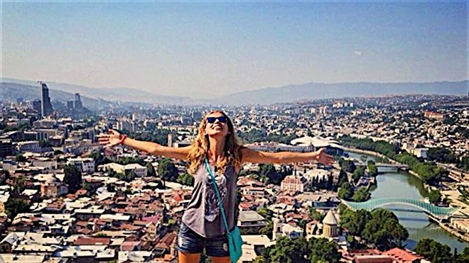 Анна Галлай в Тбилиси Анна Галлай в Тбилиси