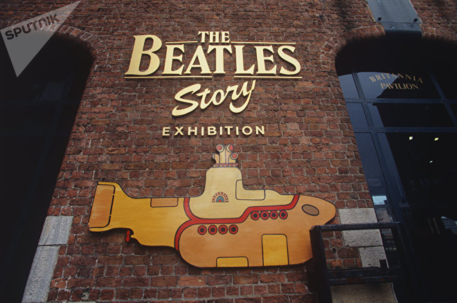 Вход в музей The Beatles Story в Ливерпуле